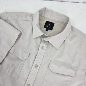 Gillz Performance Short Sleeve Vented Fishing Shirt Men's Size Medium Gray.